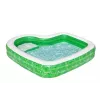Bestway 7'7 inch x 7'7 inch x 20 inch/2.31m x 2.31m x 51cm Tropical Paradise Family Pool