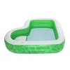 Bestway 7'7 inch x 7'7 inch x 20 inch/2.31m x 2.31m x 51cm Tropical Paradise Family Pool