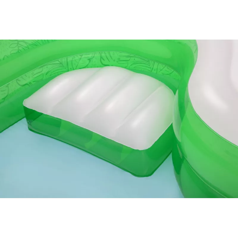 Bestway 7'7 inch x 7'7 inch x 20 inch/2.31m x 2.31m x 51cm Tropical Paradise Family Pool