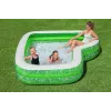 Bestway 7'7 inch x 7'7 inch x 20 inch/2.31m x 2.31m x 51cm Tropical Paradise Family Pool