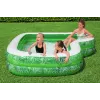 Bestway 7'7 inch x 7'7 inch x 20 inch/2.31m x 2.31m x 51cm Tropical Paradise Family Pool