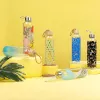 Glass bottle Cambridge CM06991 550 ml with bamboo lid