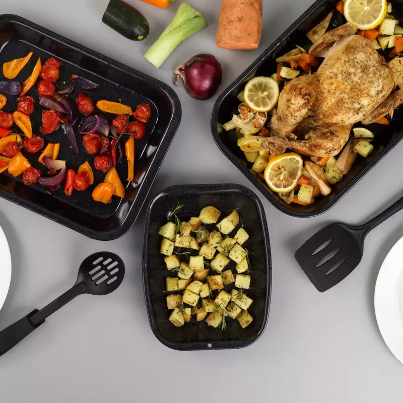 Roaster and Chop Tray Set Russell Hobbs CW207011EU 3 pcs — roasting tray and two chopping boards