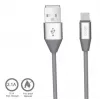 Micro USB data cable Orsen S32 2.1A 1.2 m grey