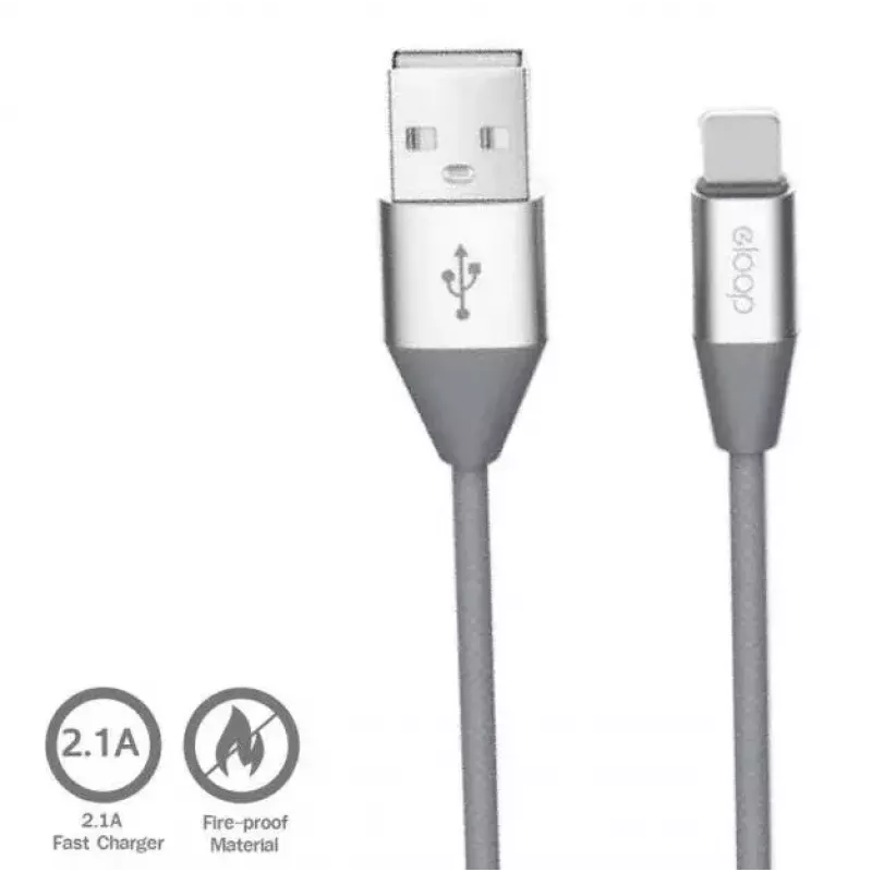 Micro USB data cable Orsen S32 2.1A 1.2 m grey