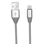 Micro USB data cable Orsen S32 2.1A 1.2 m grey