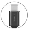 USB A to USB-C cable Orsen S9C 1 m, 2.1 A, black