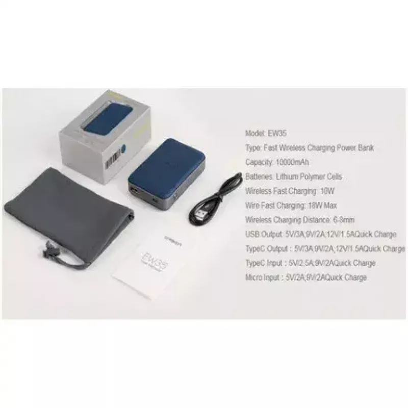 Portable Power Bank Orsen EW35 10000mAh