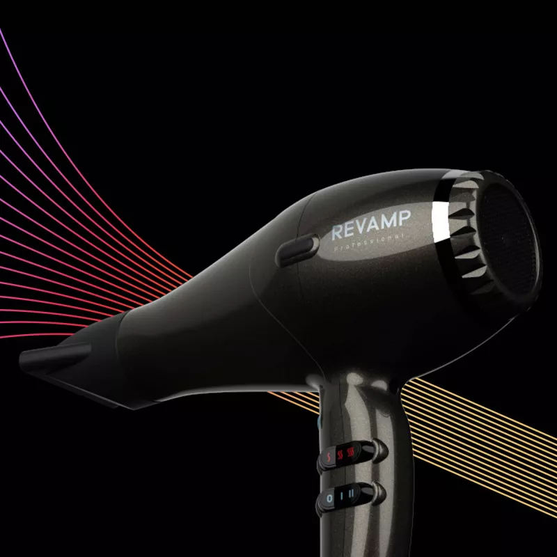 Revamp Progloss 3950 hair dryer 2300 W Black