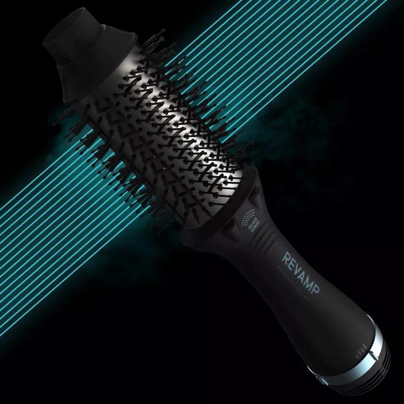 Revamp Progloss Pro Define Perfect Blow Dry Hot air brush Warm Black 900 W 3 m