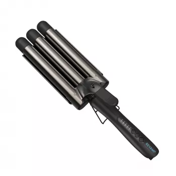 Revamp Progloss Deep Beach Waver Texturizing iron Warm Black 3 m
