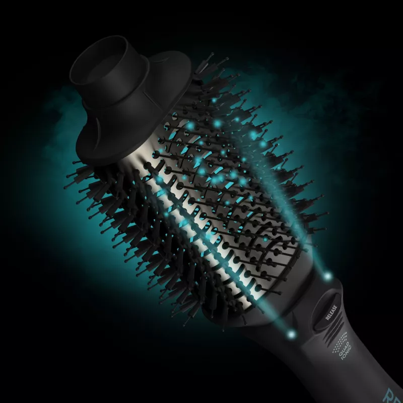 Revamp Progloss Volume & Style Hot Brush Style Hot air brush Warm Black 1000 W 3 m