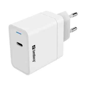 AC Charger Sandberg USB-C PD65W EU Indoor Universal White