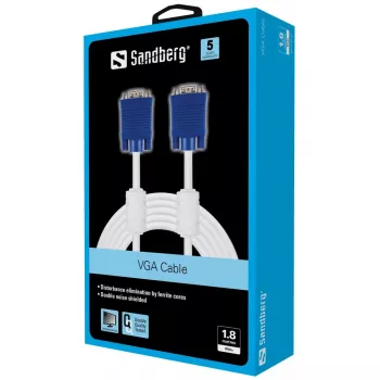 Sandberg Monitor Cable VGA LUX 1.8 m