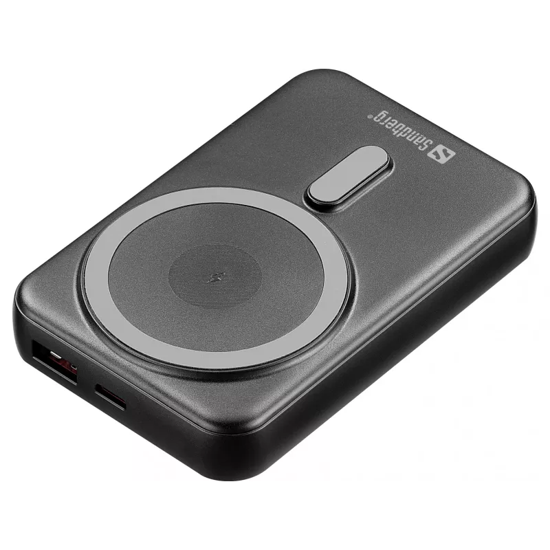 Portable Power Bank Sandberg Mag Wireless Powerbank 10000, 10000 mAh