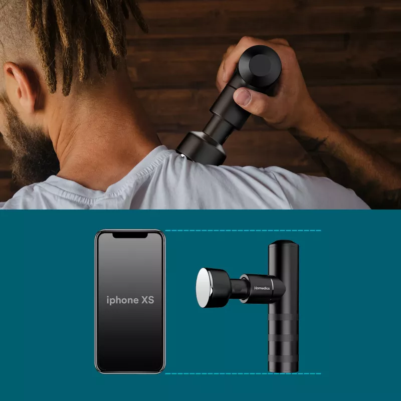 HoMedics Myti Massager Universal Anthracite Pummeling Massage