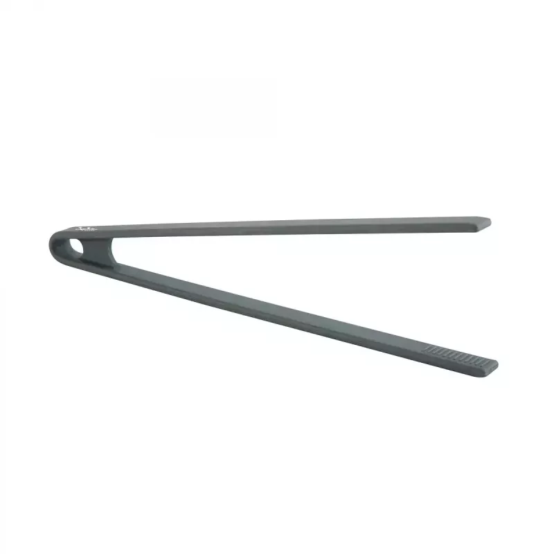 Kitchen tongs JATA HACC4522 293 mm Silicone Stainless steel Grey Red