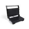 Contact grill JATA JEGR1107 1000W Black Stainless steel Rotary control