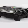 Contact grill JATA JEGR1107 1000W Black Stainless steel Rotary control