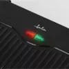 Contact grill JATA JEGR1107 1000W Black Stainless steel Rotary control