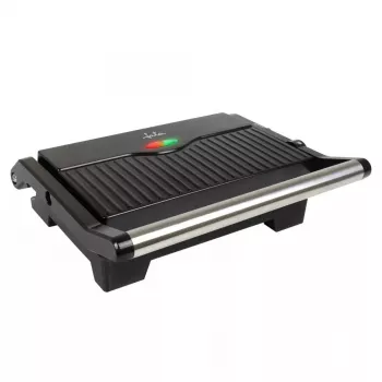 Contact grill JATA JEGR1107 1000W Black Stainless steel Rotary control