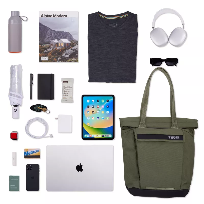 Thule Paramount PARATB3116 Soft Green Polyester Black Unisex Tote bag