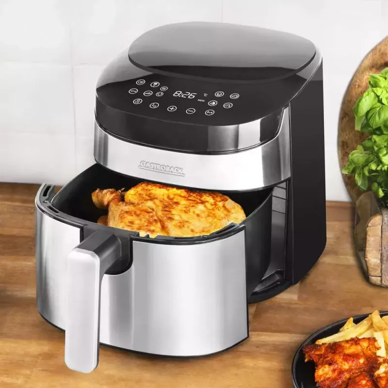 Hot air fryer Gastroback Design Air Pro 3.7 L 1300 W Black Stainless steel