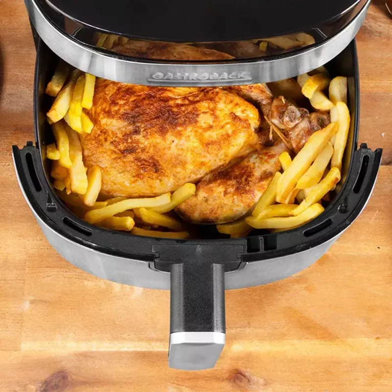 Hot air fryer Gastroback Design Air Pro 3.7 L 1300 W Black Stainless steel