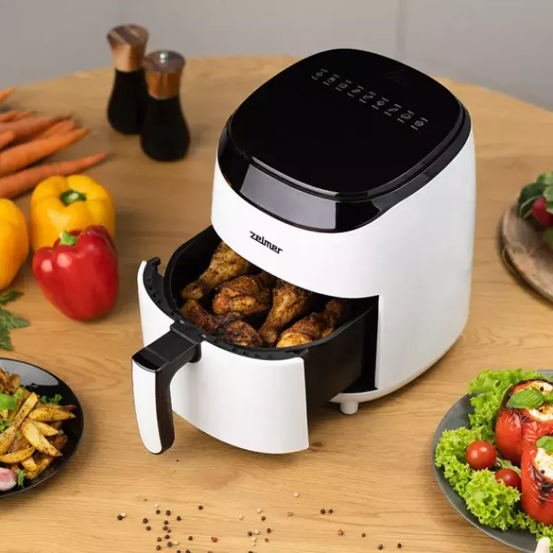 Low fat fryer Zelmer ZAF3551W 3.5 L 1200 W Black White