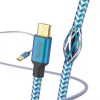 Hama Reflective USB cable USB 2.0 1.5 m USB A Micro-USB B Blue