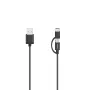 Hama 00200616 USB cable USB 2.0 0.75 m USB A USB C/Micro-USB A Black