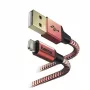 Cable Hama Reflective 1.5 m Red