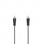Hama 00205099 audio cable 3 m RCA Black Male to Male Magnetically shielded