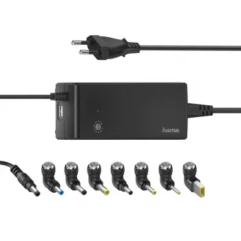 Hama 00200004 mobile device charger Laptop Black AC Indoor