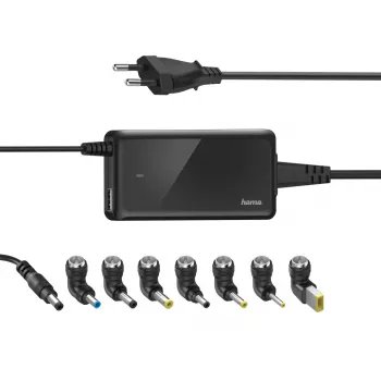 Charger Hama Slim & Light Laptop Black AC Indoor