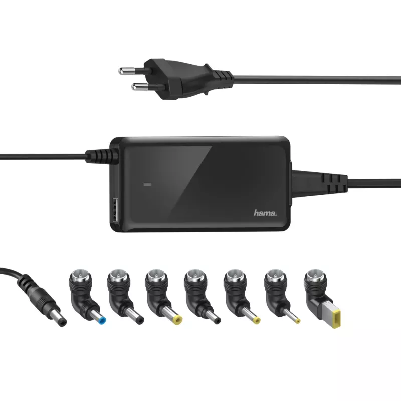 Charger Hama Slim & Light Laptop Black AC Indoor