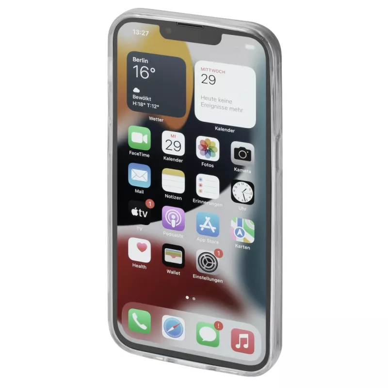 Hama Crystal Clear mobile phone case 17 cm (6.7 inch) Cover Transparent