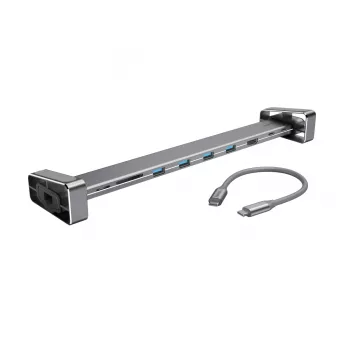 Hama 00200103 laptop dock/port replicator USB 3.2 Gen 1 (3.1 Gen 1) Type-C Grey