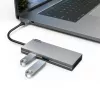 Hama 00200110 laptop dock/port replicator USB 3.2 Gen 1 (3.1 Gen 1) Type-C Grey