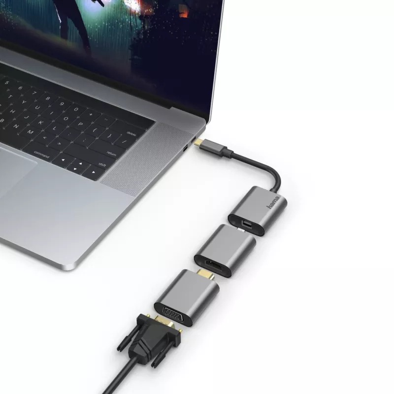 Hama 00200306 USB graphics adapter 4096 x 2160 pixels Grey