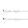Hama 00205251 coaxial cable 1.5 m F White