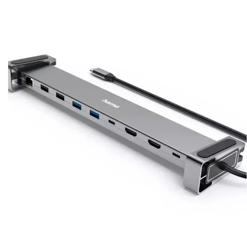 Hama Connect2Office Basic Wired USB 3.2 Gen 1 (3.1 Gen 1) Type-C Anthracite, Grey