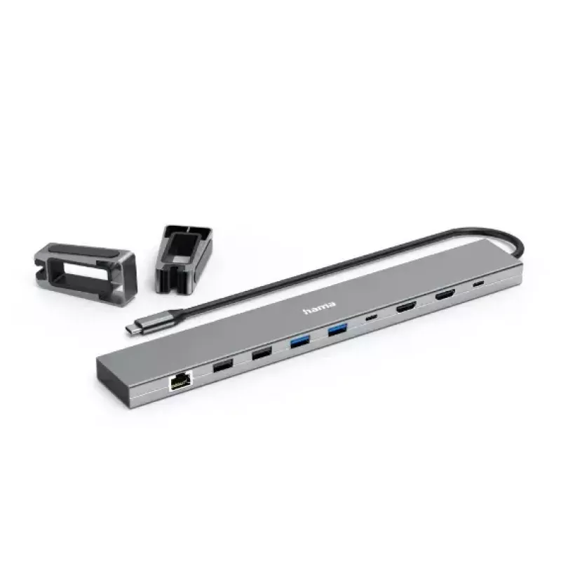 Hama Connect2Office Basic Wired USB 3.2 Gen 1 (3.1 Gen 1) Type-C Anthracite, Grey