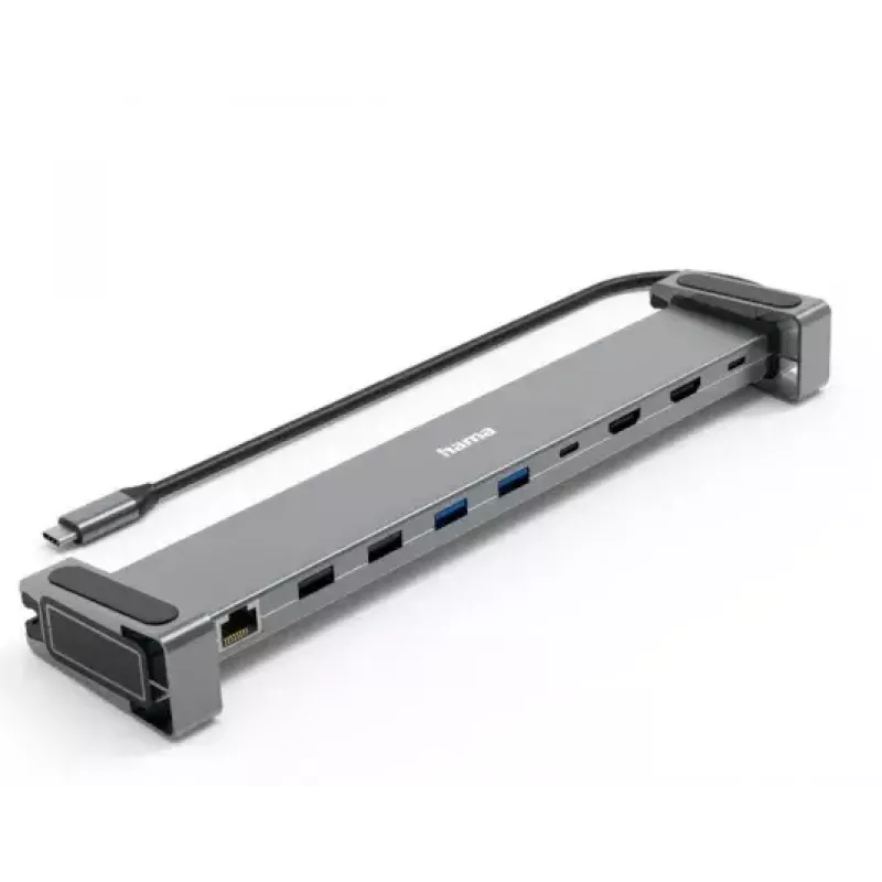 Hama Connect2Office Basic Wired USB 3.2 Gen 1 (3.1 Gen 1) Type-C Anthracite, Grey