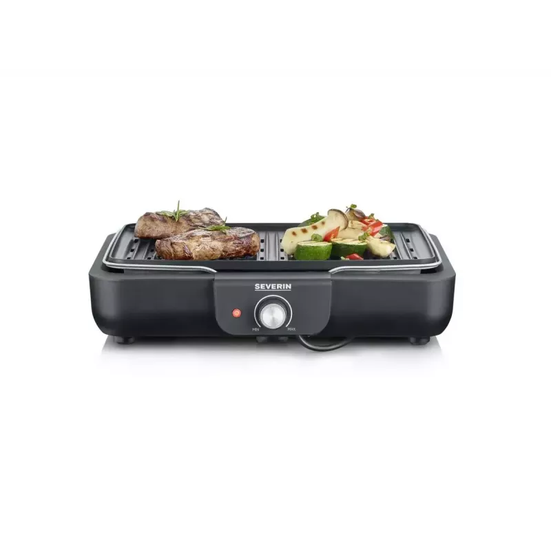 Tabletop Electric Grill Severin PG 8556 2300 W Black Stainless Steel