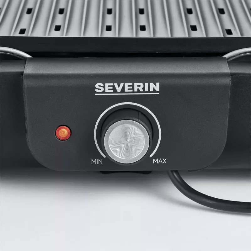 Tabletop Electric Grill Severin PG 8556 2300 W Black Stainless Steel