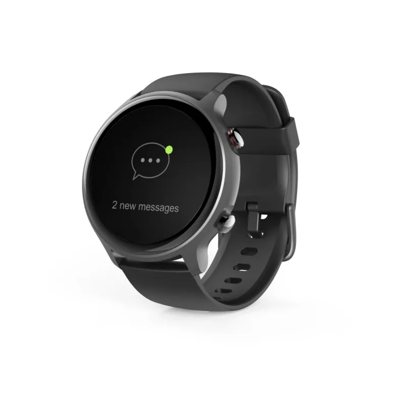 Hama Fit Watch 6910 3.25 cm (1.28 inch) LCD 46 mm Digital Touchscreen Grey GPS (satellite)