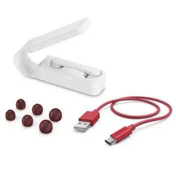Hama Spirit Pocket Headset True Wireless Stereo (TWS) In-ear Calls/Music Bluetooth White