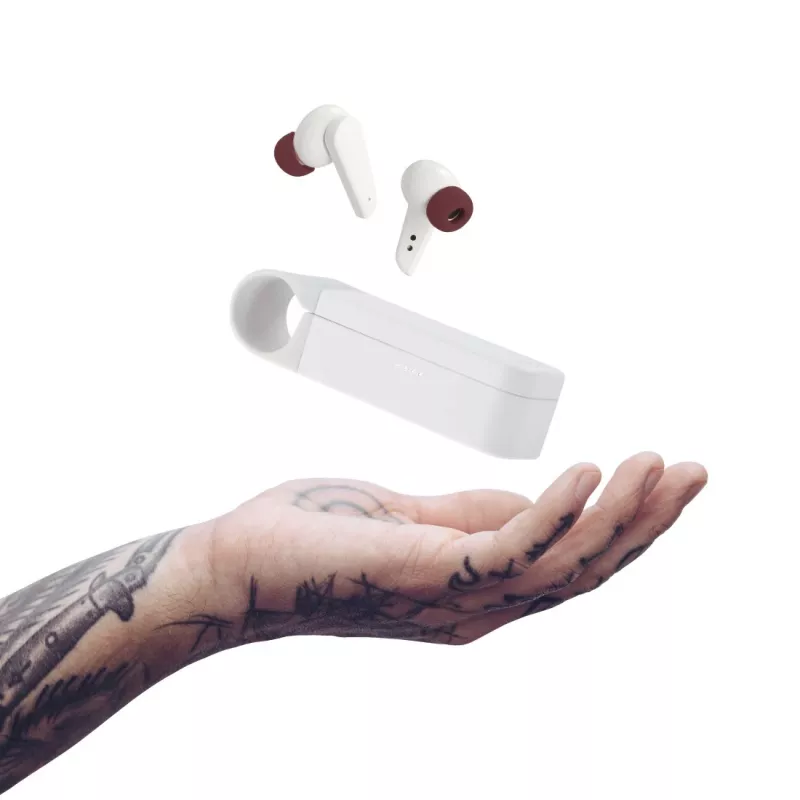 Hama Spirit Pocket Headset True Wireless Stereo (TWS) In-ear Calls/Music Bluetooth White