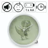 Hama Happy Dino Mechanical alarm clock Green, White
